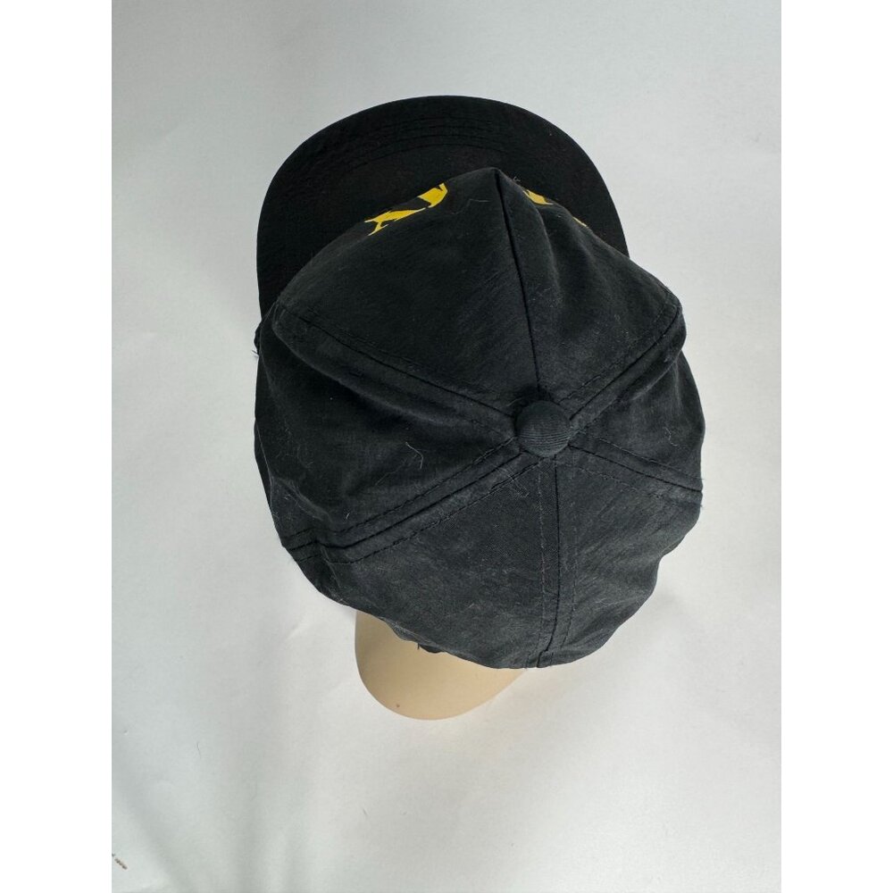 Army Logo Black Nylon Snapback Hat By Yupoong - Picture 8 of 16